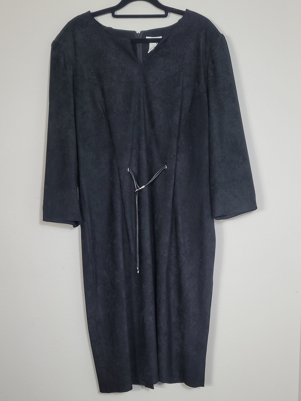 Vintage Address Maggy Renaissance Cosplay Tunic Dress Size 16 XL Black Goth